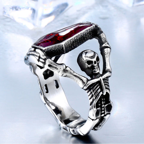 Undertaker Skull Fashion Ring