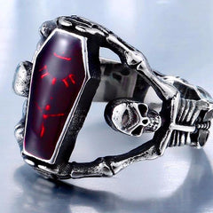 Undertaker Skull Fashion Ring