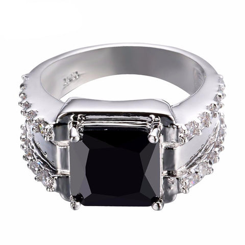 Fashioned Geometric Black Ring