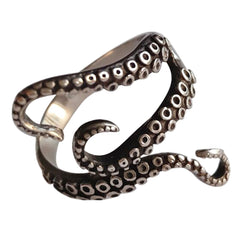 Octopus Tentacle Adjustable Ring