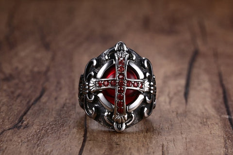 The End Time Cross Ring
