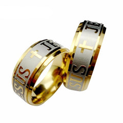 Christian Faith Golden Ring