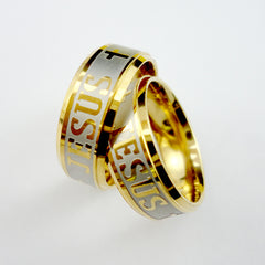 Christian Faith Golden Ring