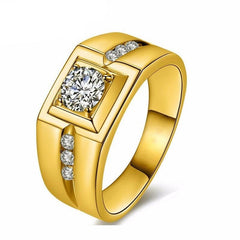 Gold & Crystal Ring