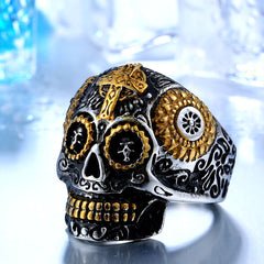 Men's Gothic Carving Ring